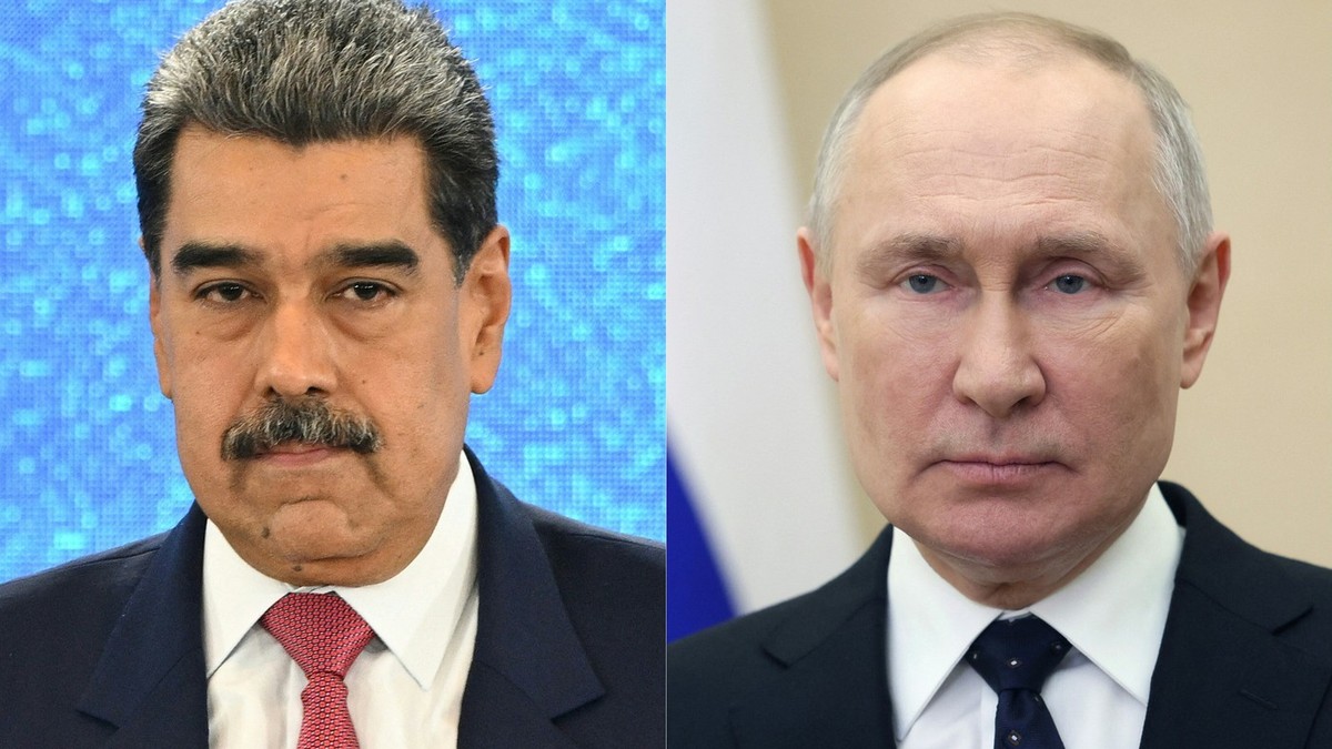 Colaj cu Nicolas Maduro (stânga) și Vladimir Putin, doi foști aliați Foto: Profimedia