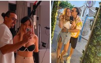 Mincu si actuala sotie