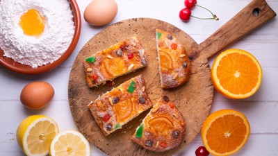 Prăjitură răsturnată cu fructe - cum se prepară