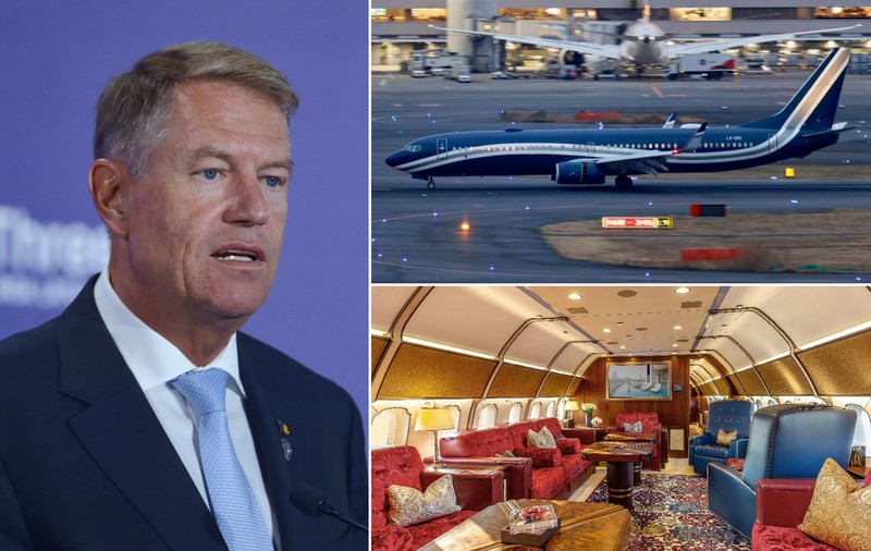 Klaus Iohannis, zbor către Japonia cu escală la Sibiu și Baku. Cum arată „uimitorul avion VIP” închiriat de președinte