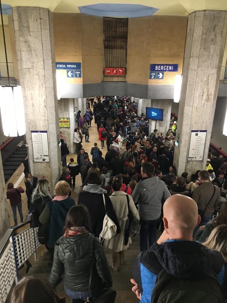 Probleme la metrou