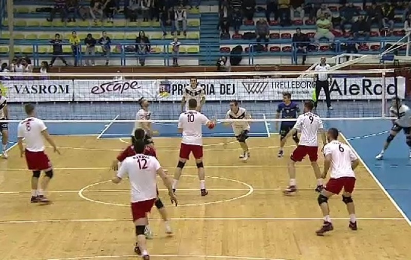 Volei / Unirea Dej - Dinamo 3-1. ”Câinii” au acces în ”optimile” Challenge Cup