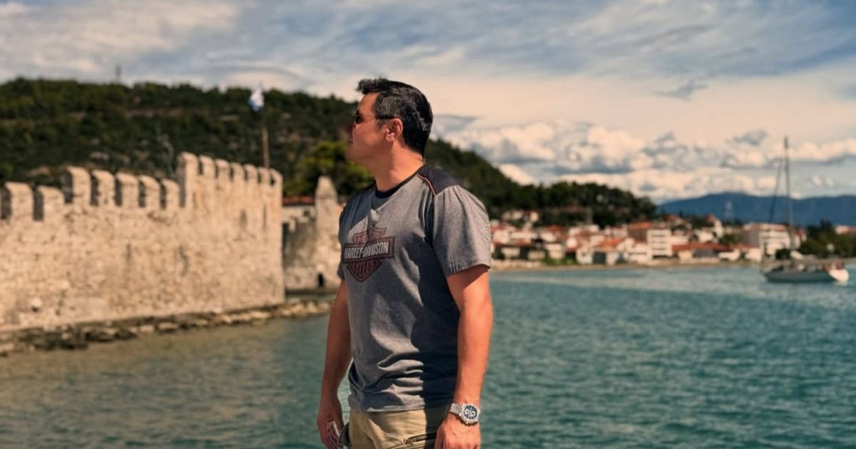 Gabriel Coveșeanu în vacanță