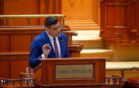 George Simion, deranjat că Ilie Bolojan nu a venit în Parlament când s-a citit moțiunea de cenzură împotriva lui și a USR. Premierul a ignorat și cererea PSD