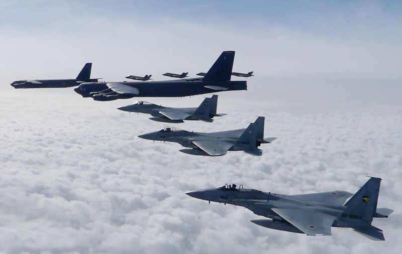 Japonia își ridică de la sol avioanele de vânătoare, pentru a intercepta două aeronave ruse detectate lângă coastele sale