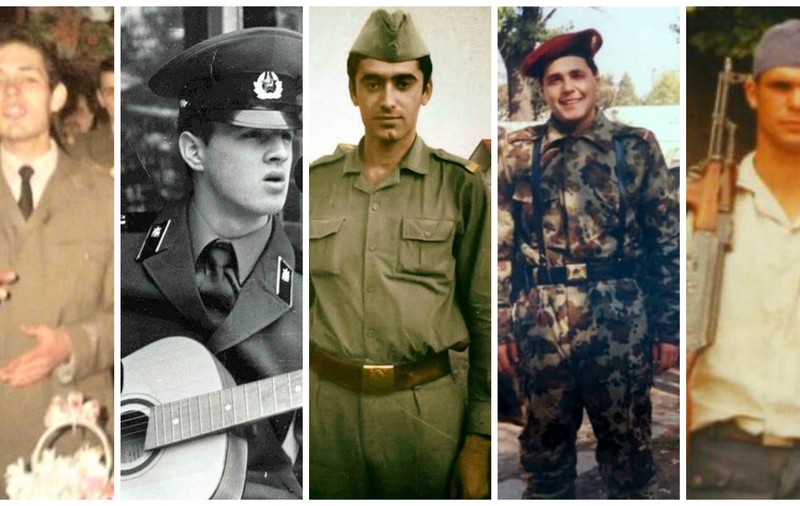 EXCLUSIV/ Vedete la apel! Fotografii rare cu bărbați celebri care au purtat uniforma militară și azi rememorează pasul de defilare