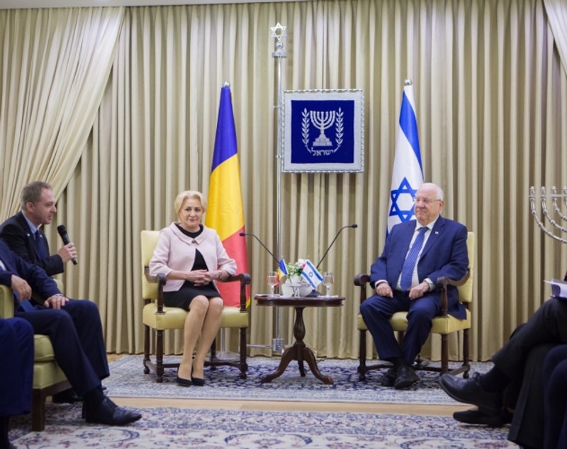 Liviu Dragnea a vorbit în Israel despre mutarea Ambasadei României la Ierusalim; Președintelui Israelului salută decizia (FOTO / VIDEO)