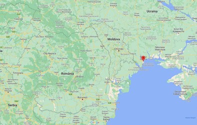 Aproximativ 300 de kilometri separă Odesa de granița cu România. Foto: Google Maps