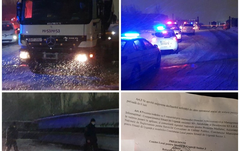 Negoiță și-a dat singur autorizație de funcționare, după ce APM o suspendase, și a reluat activitatea la stația de sortare a deșeurilor Cățelu, miercuri seară﻿