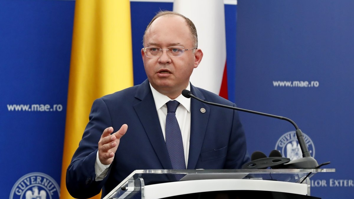 Ministrul de Externe, Bogdan Aurescu. Foto: EPA