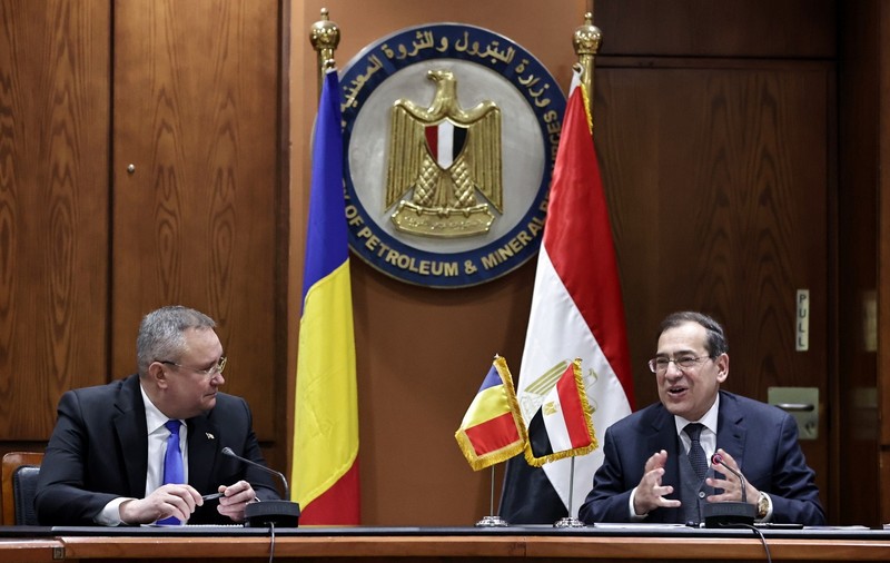 Nicolae Ciucă, în Egipt: România este interesată să completeze necesarul de consum utilizând terminalul de gaze lichefiate egiptean
