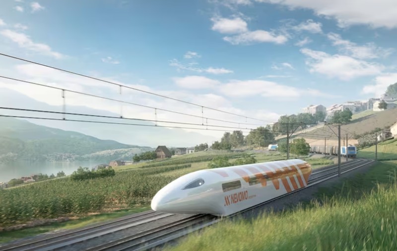 Polonezii dezvoltă un tren care „plutește” și poate atinge o viteză de 550 km/h