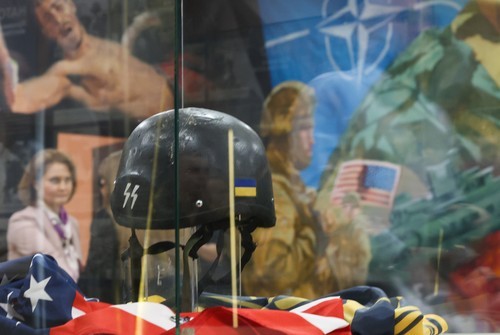 Casca folosită de batalionul Azov Foto: Profimedia