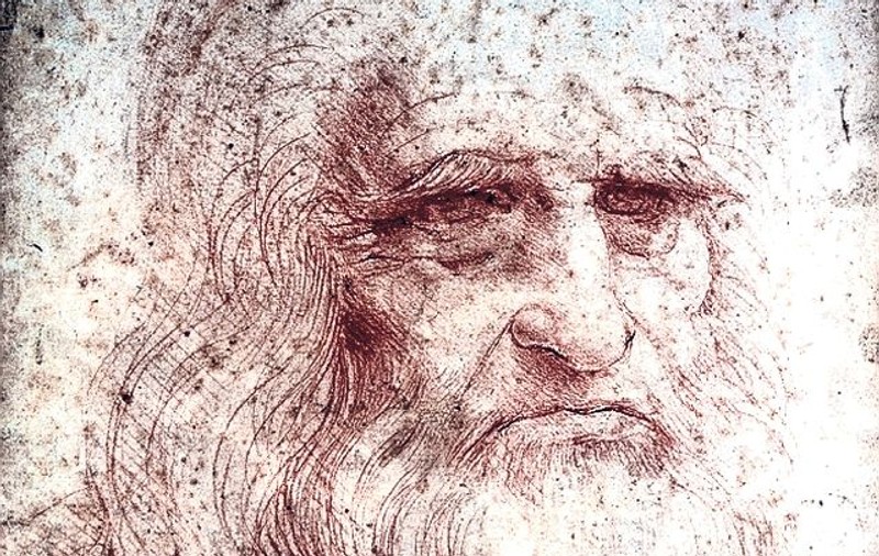 Autoportretul «magic» al lui Da Vinci, expus în Torino