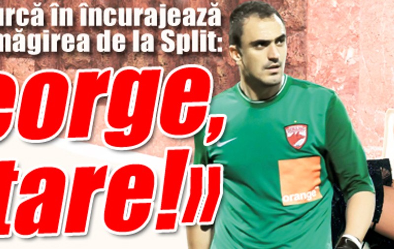Soţia lui Curcă în încurajează: «George, fii tare!»