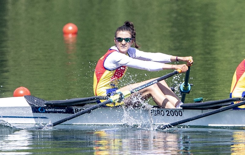 Ionela Cozmiuc, medalie de aur la simplu feminin, categoria ușoară. Al patrulea aur la Europenele de Canotaj de la Munchen