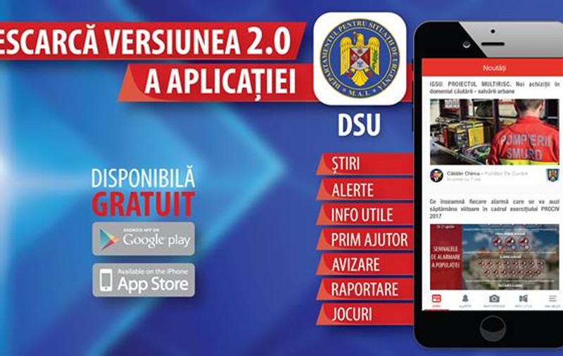 Aplicația pentru situații de urgență conține harta adăposturilor publice. Ce alte facilități are noua versiune
