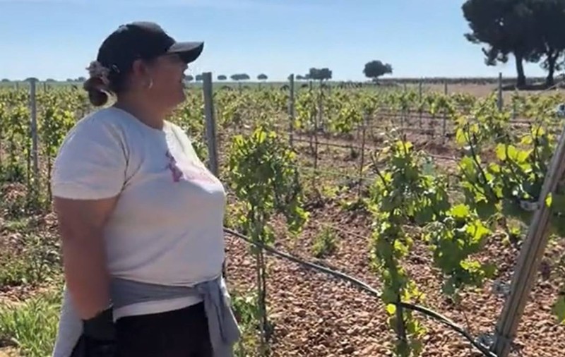 Românca din Spania care face angajări pe TikTok caută din nou muncitori la vița-de-vie în Ciudad Real: „E o muncă super ușoară”