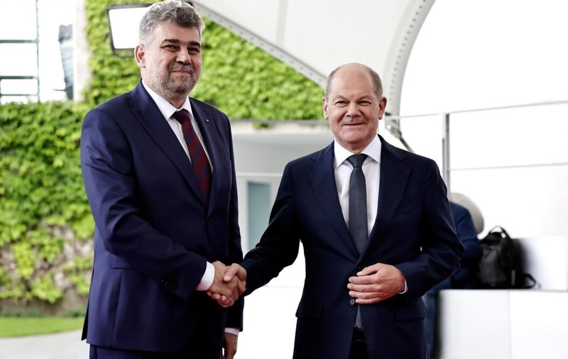 Marcel Ciolacu, la Berlin: „Pe teritoriul României trebuie să existe trupe germane permanente”