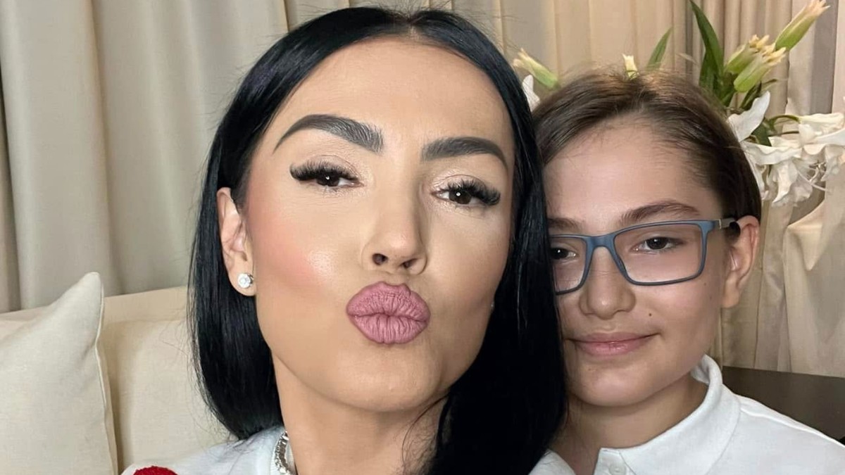 Andreea Mantea și David, fiul ei