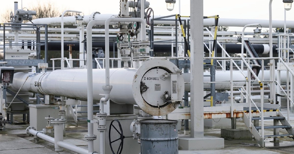 Depozitul central de petrol din Nelahozeves, 14 ianuarie 2025
