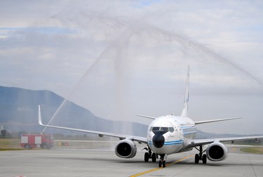 Inaugurarea oficiala a Aeroportului International Brasov are loc joi, 15 iunie 2023. Inquam Photos / Alex Nicodim