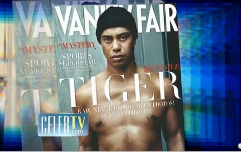 Video / Tiger Woods, gol pe coperta Vanity Fair