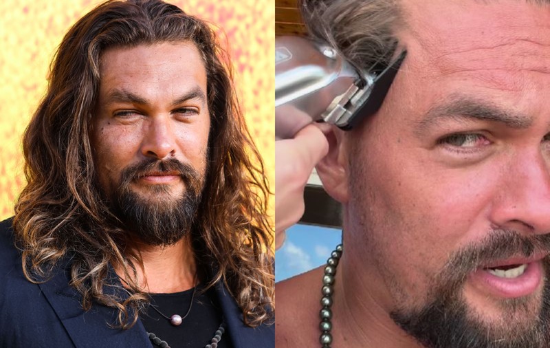 Jason Momoa s-a tuns scurt, în fața camerei. A renunțat la părul lung pentru o cauză nobilă