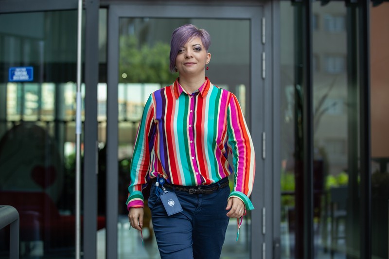 Silvia lucrează în programul EUTELSAT KONNECT, care va oferi internet zonelor izolate din Europa și Africa | Foto: Vlad Chirea