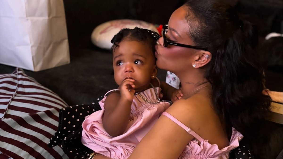 Rihanna și Rocki, fiica ei