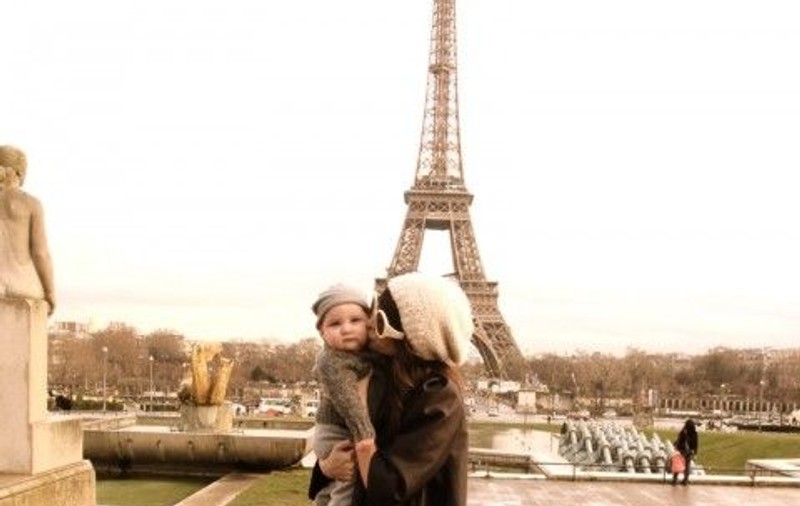 Bebeluşul lui Nicole Richie, la Paris