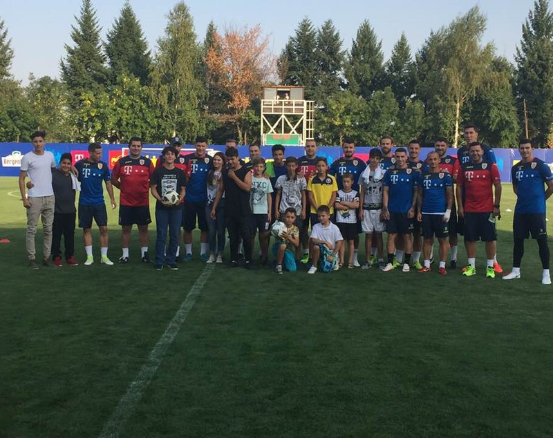 Antrenamentul echipei naționale a României. Start cu micuții de la SOS Satele Copiilor / GALERIE FOTO&VIDEO