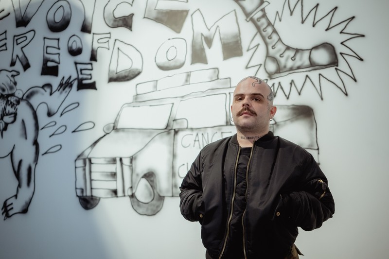 Bandi Sacha Robert, poet și artist punk din Cluj-Napoca