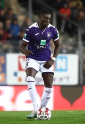 October 4, 2019, Charleroi, Belgium: Anderlecht's Derrick Luckassen pictured in action during a soccer match between Sporting Charleroi and RSC Anderlecht, Friday 04 October 2019 in Charleroi, on day ten of the 'Jupiler Pro League' Belgian soccer championship season 2019-2020. (Credit Image: © Virginie Lefour/Belga via ZUMA Press)