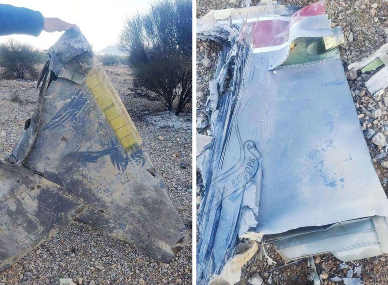 Resturile unu avion de vanatoare american doborat de iran