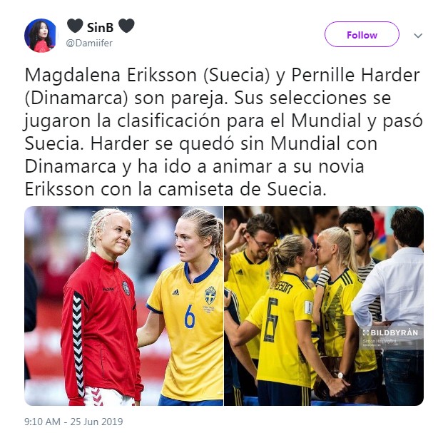 Mai mult decât un sărut. Eriksson-Harder, iubite despărțite de un Mondial