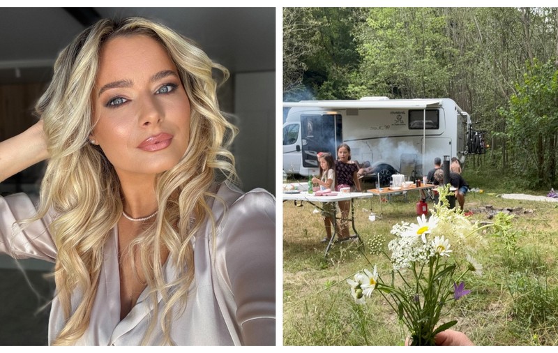 Laura Cosoi și familia ei au plecat în vacanță cu rulota. Experiența de care au avut parte. „Pe vremuri veneam aici cu părinții”