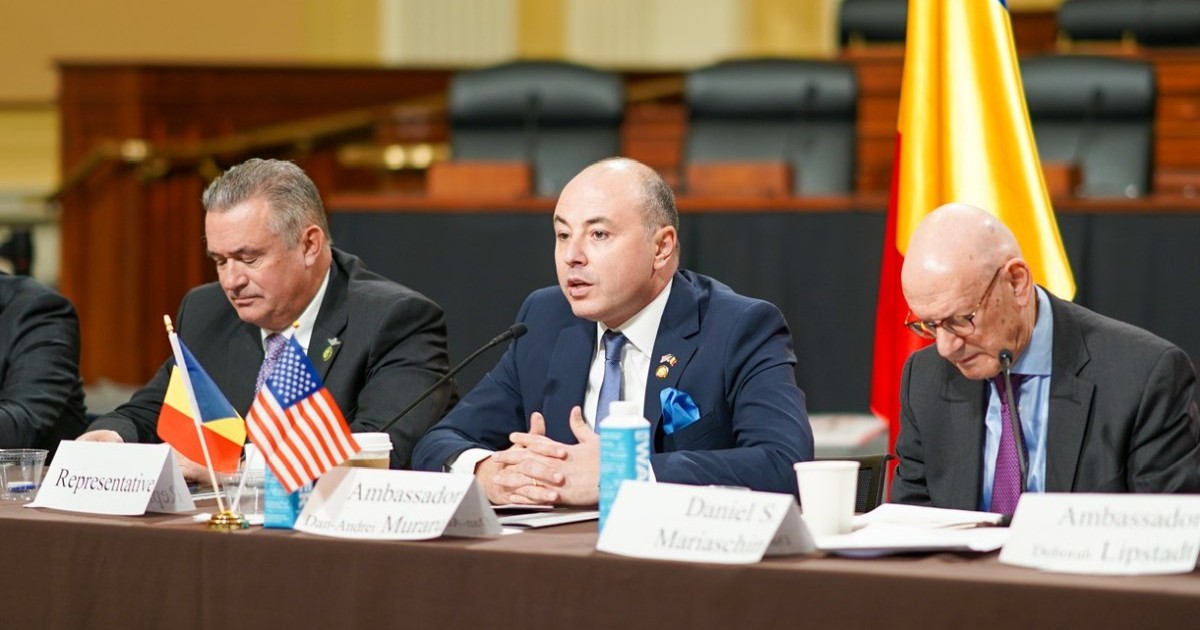 Andrei Muraru, ambasadorul Romaniei la Washington. Foto: Facebook Ambasada Romaniei in SUA