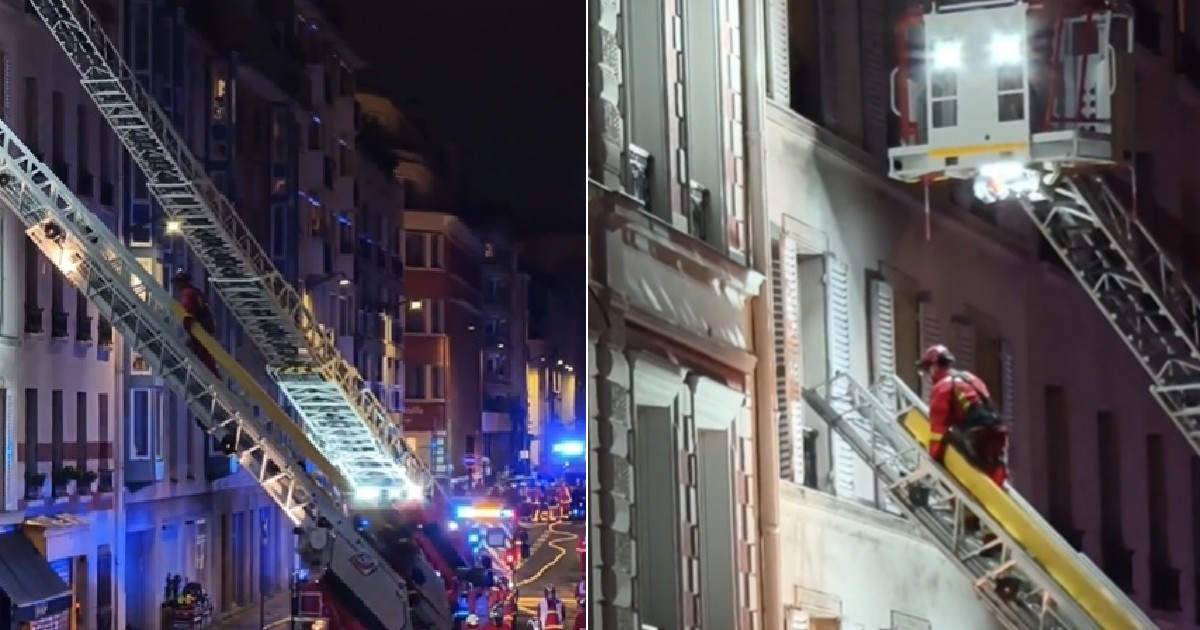 Pompierii intervin în Franța după ce un apartament s-a prăbușit peste cel de dedesubt în Paris