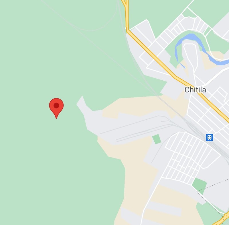Zona unde a avut loc incidentul aviatic. Foto: Google Maps
