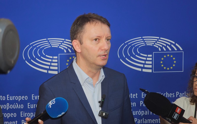 Siegfried Mureșan, luni, 14 septembrie, în Parlamentul European de la Strasbourg. Foto: Cristian Otopeanu / Libertatea
