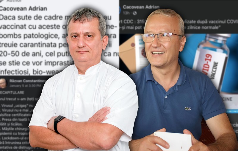Doctori reclamați la Colegiul Medicilor pentru răspândirea de informații false referitoare la vaccinul anti-COVID
