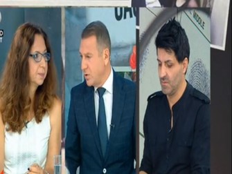 Jurnalista Libertatea Mirela Neag (stânga), în studioul Kanal D pentru a discuta despre dezvăluirile în cazul Caracal / foto: captură video Kanal D