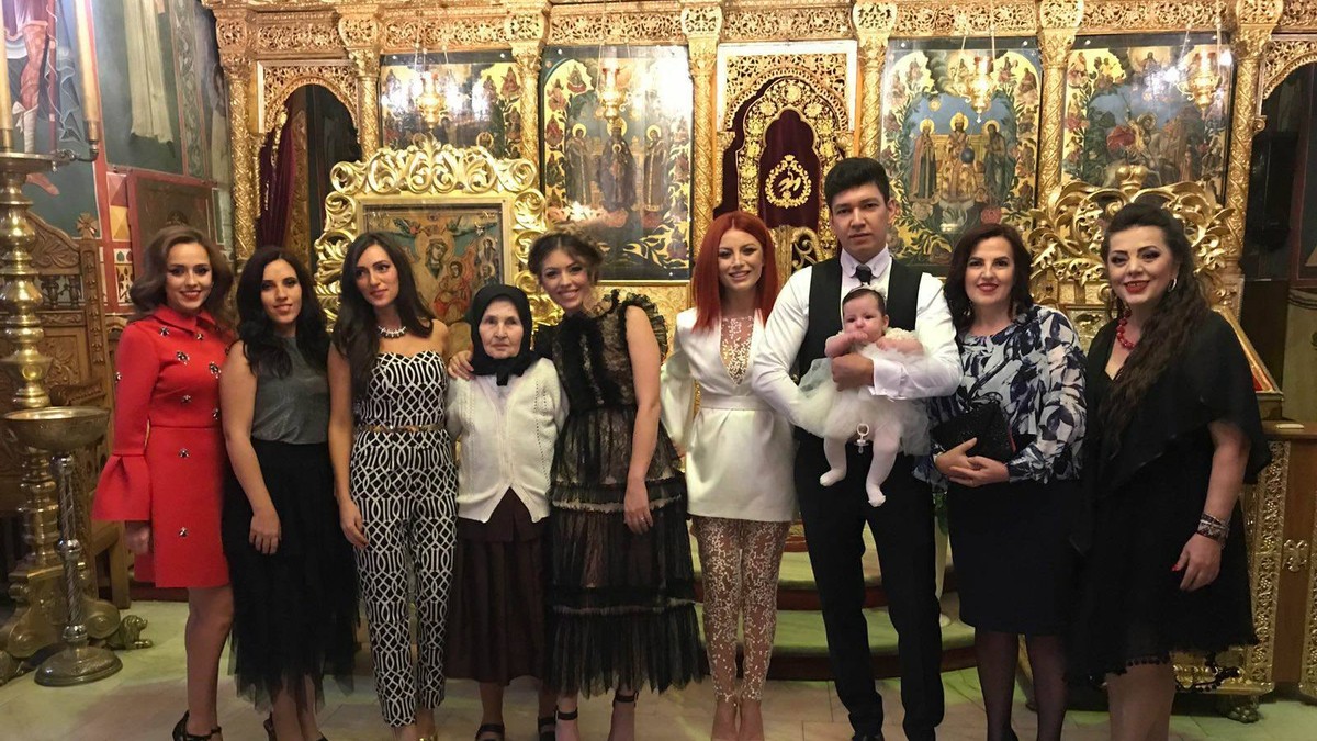 botezul fetiței Elenei Gheorghe