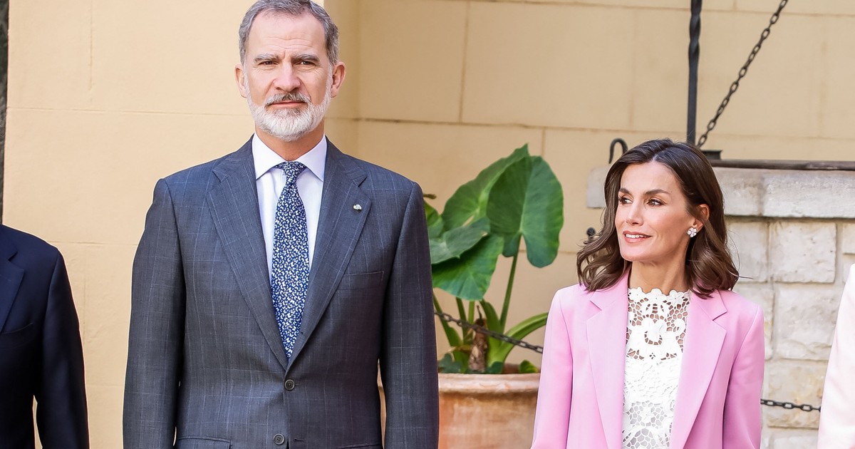 King Felipe of Spain and Queen Letizia of Spain visit Gandia after attending the innovation awards 2024 at the Borgia Ducal palace on March 14, 2024 in Gandia, Spain. Photo by Archie Andrews/ABACAPRESS.COM