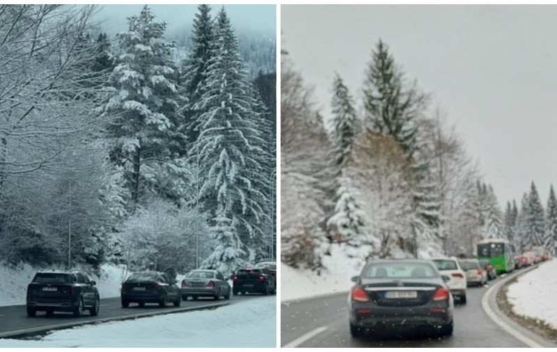 Trafic blocat și parcări insuficiente în Poiana Brașov. Recomandările Primăriei pentru turiști
