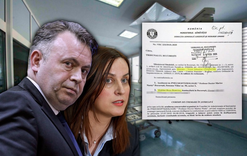 Beatrice Mahler, managerul de la “Nasta”, spitalul cu 6 asistente contaminate cu COVID-19, a fost dată în judecată de Ministerul Sănătății, pentru că și-a ocupat ilegal postul