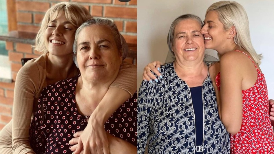 Lidia Buble și mama ei
