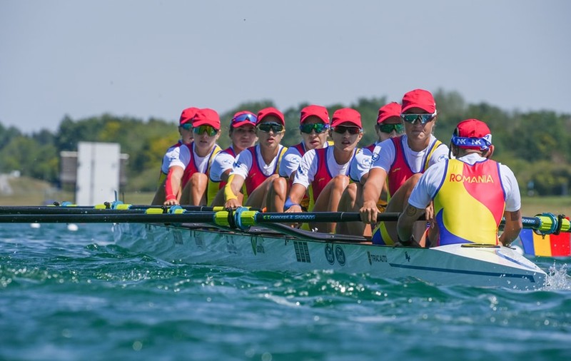 Aur pentru fetele din barca de 8+1 a României, la Europenele de canotaj de la München. Tricolorii au cucerit 5 titluri continentale