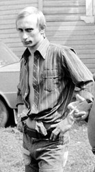 Vladimir Putin, în tinerețe